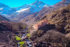 Day trip to the Atlas Mountains with a sunset camel trek in the Agafay Desert