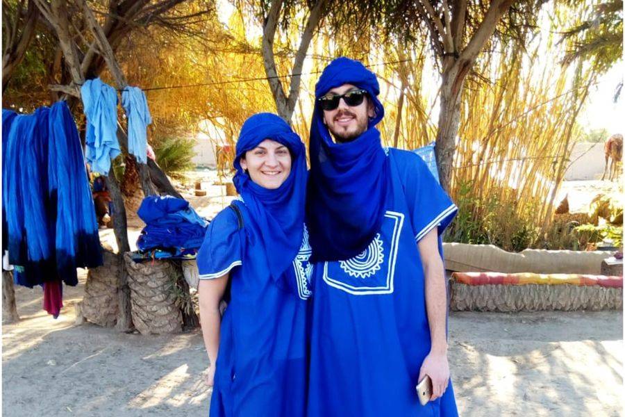 Majorelle Garden Mit einem Kamelritt in den Palmen