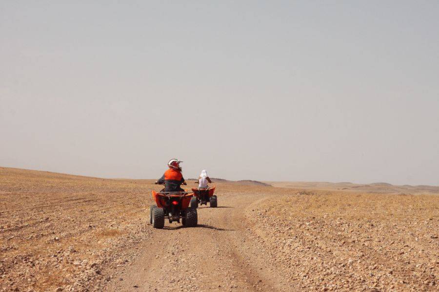Quad in der Agafay Rocky Desert aus Marrakesch