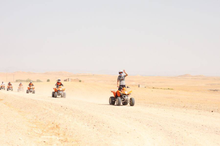 Quad in der Agafay Rocky Desert aus Marrakesch