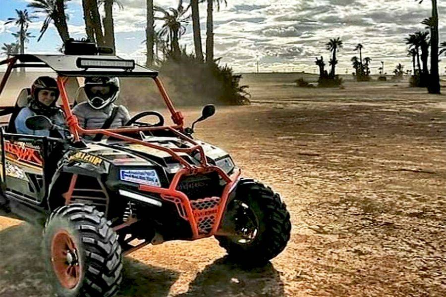 Adrenalin Buggy fahren und Kamel fahren in Palmeraie Marrakesch