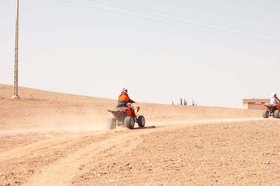 Quad in der Agafay Rocky Desert aus Marrakesch