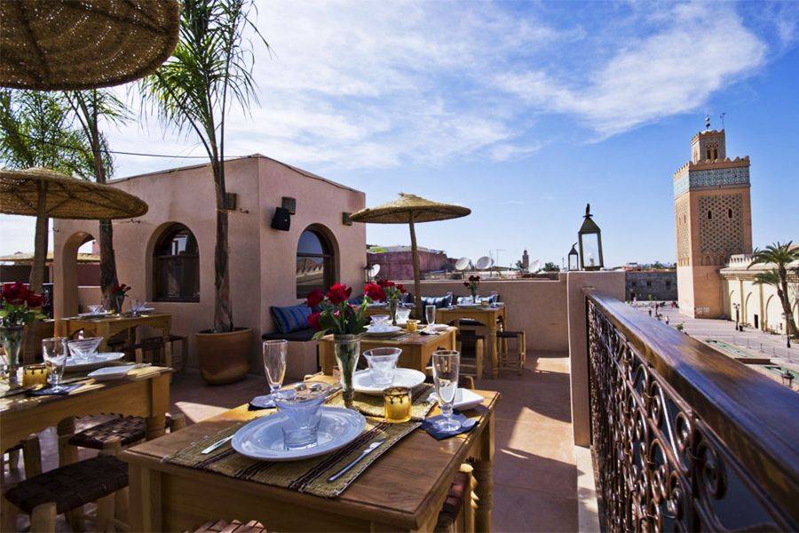 Dachrundfahrt und Medina-Besuch mit Mahlzeiten in Marrakesch