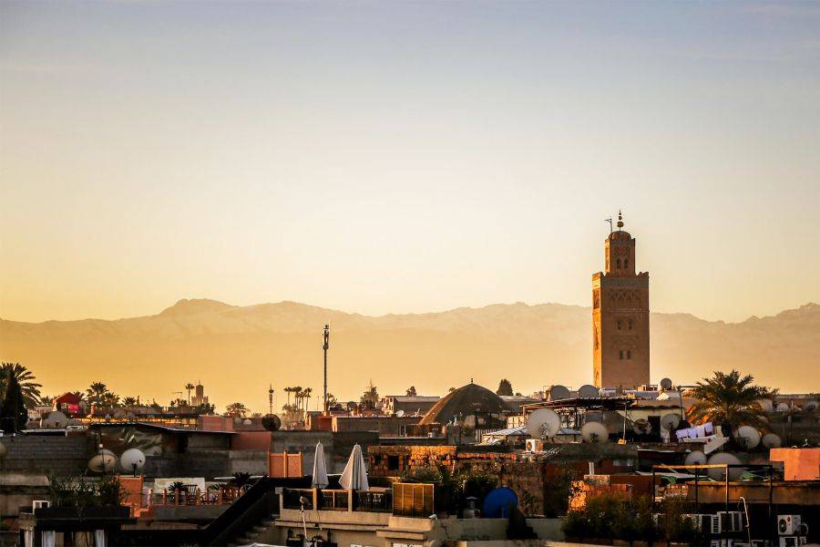 Dachrundfahrt und Medina-Besuch mit Mahlzeiten in Marrakesch