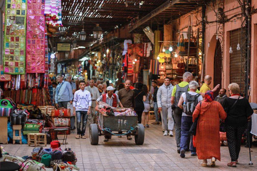Dachrundfahrt und Medina-Besuch mit Mahlzeiten in Marrakesch