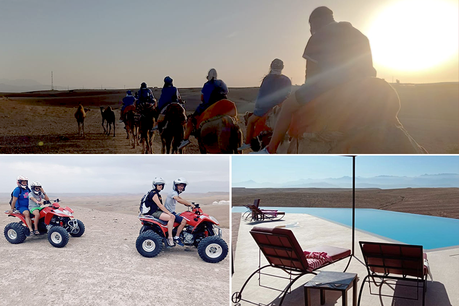 Quad, Camel Ride und Abendessen in der Felsenwüste von Agafay