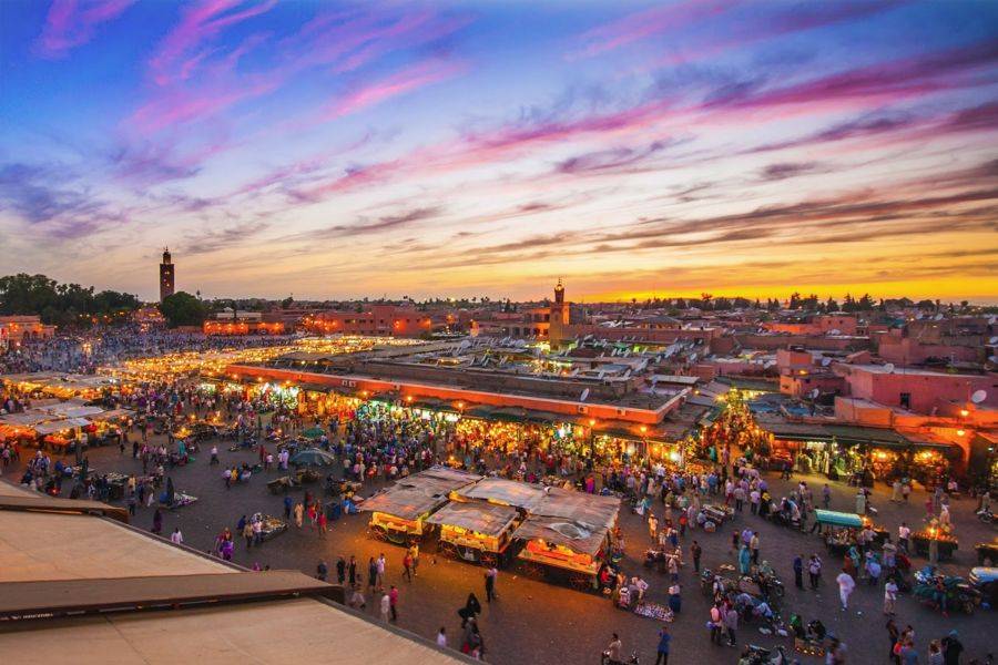 Privater Tagesausflug von Casablanca nach Marrakesch mit Mittagessen
