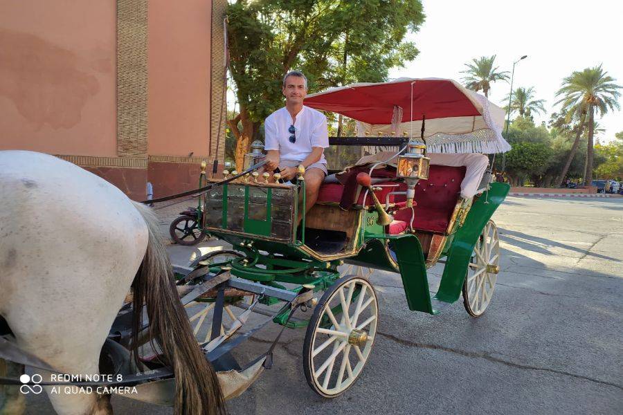 Eine schöne Tour mit Pferdekutsche und Besuch von Majorelle Garden