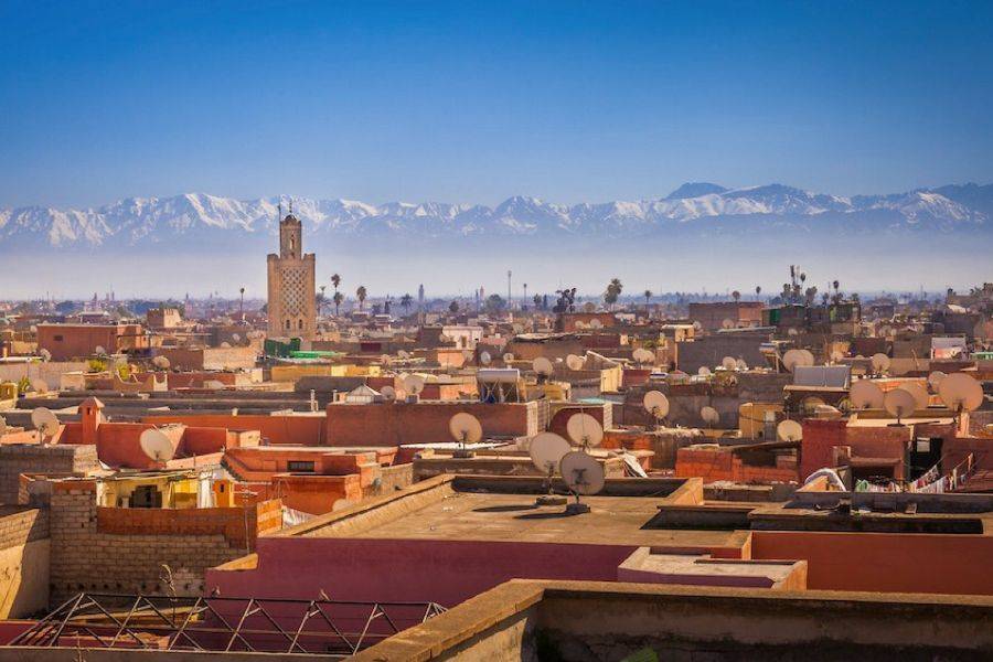 Dachrundfahrt und Medina-Besuch mit Mahlzeiten in Marrakesch
