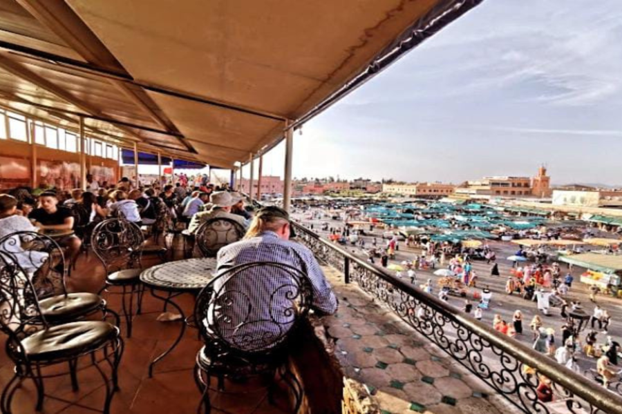 Dachrundfahrt und Medina-Besuch mit Mahlzeiten in Marrakesch