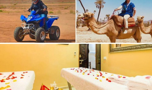 Kamelritt & Quad Bike & Spa und Hammam Behandlung