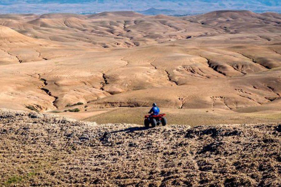 Quad in der Agafay Rocky Desert aus Marrakesch