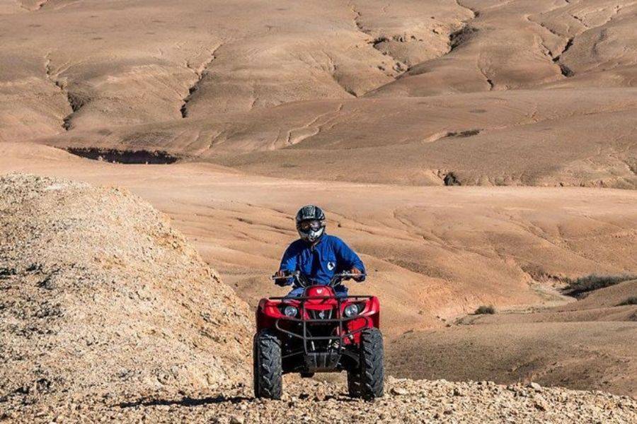 Quad in der Agafay Rocky Desert aus Marrakesch