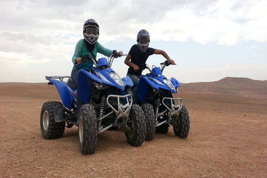 Quad in der Agafay Rocky Desert aus Marrakesch